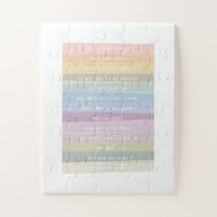 Puzzle Extraordinaire Grace Lyric Arc-en-ciel Art coloré