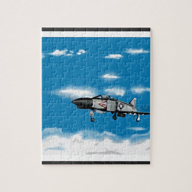 Puzzle F4 Phantom Navy Jet Fighter (Vertical)