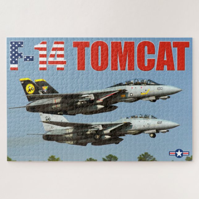 Puzzle F-14 TOMCAT (20 x 30 POUCES) (Horizontal)