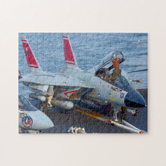 Puzzle F-14 TOMCAT "FLIGHTDECK" (11x14 pouces) (Horizontal)