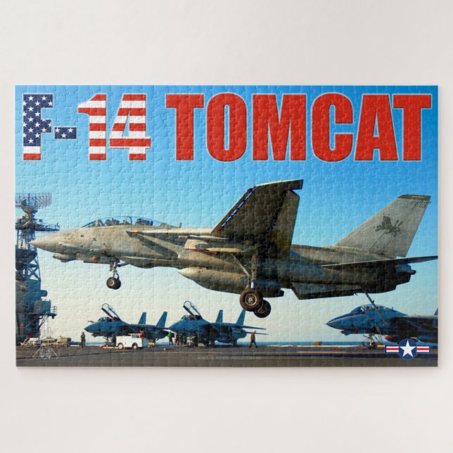 Puzzle F-14 TOMCAT "HOOK DOWN" (20x30 pouces) (Horizontal)