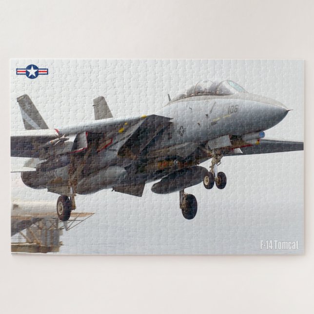 Puzzle F-14 TOMCAT "LANCEMENT" (20x30 pouces) (Horizontal)