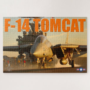 Puzzle F-14 TOMCAT "LANCEMENT DU COUCHER DE SOLEIL" (20x3