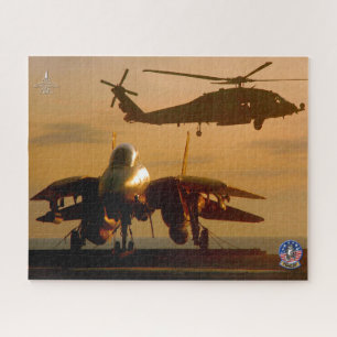 Puzzle F-14 TOMCAT "SUNSET OPS" (16 x 20 pouces)