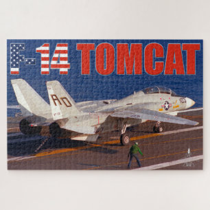 Puzzle F-14 TOMCAT "TRAP" (20x30 pouces)