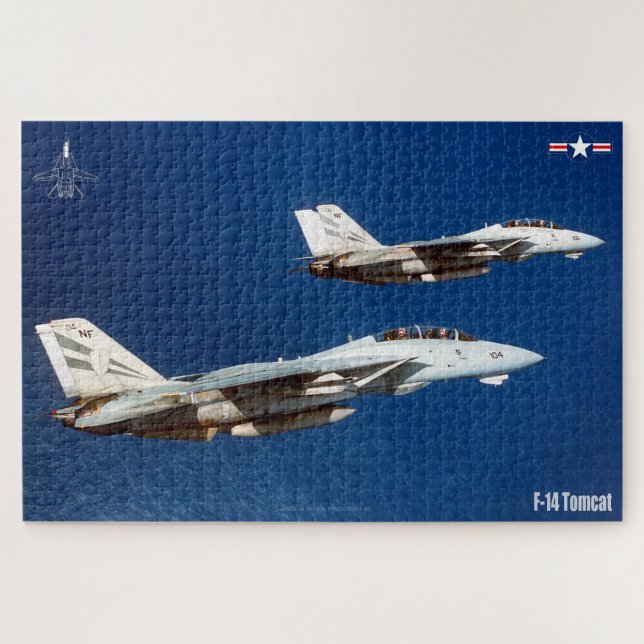 Puzzle F-14 TOMCAT "WINGMAN" (20x30 pouces) (Horizontal)