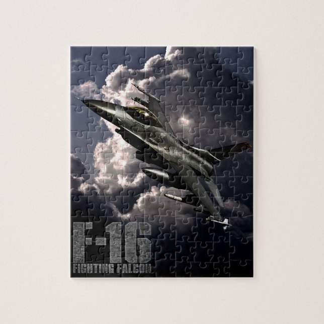 Puzzle F-16 Faucon combattant (Vertical)