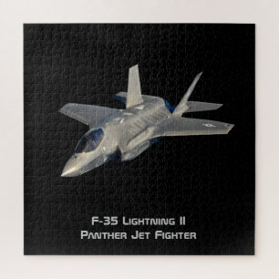 Puzzle F-35 Lightning II Panther Jet Fighter