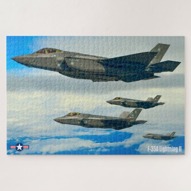 Puzzle F-35A LIGHTNING II (20 x 30 POUCES) (Horizontal)