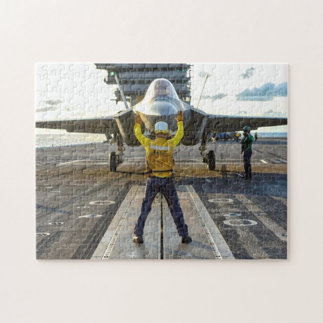 Puzzle F-35C LIGHTNING II (11x14 POUCES) (Horizontal)