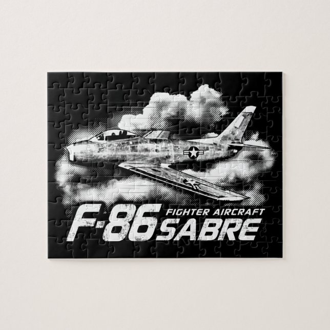 Puzzle F-86 Sabre (Horizontal)