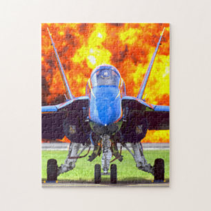 Puzzle F/A-18C HORNET (11 x 14 POUCES)