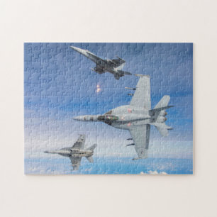 Puzzle F/A-18E SUPER HORNET (11x14 POUCES)