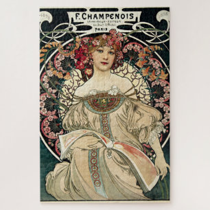 Puzzle F. Champenois par Alphonse Mucha