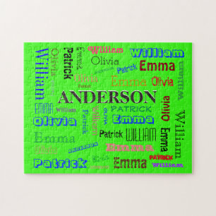 Puzzle Fab Word Cloud Famille 💕 🎉 Cool