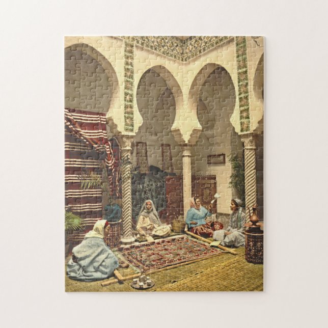 Puzzle Fabricants algériens 1899 de tapis (Vertical)