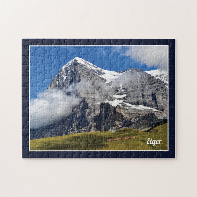Puzzle Face Nord De L'Eiger Nordwand Alpes Suisses (Horizontal)