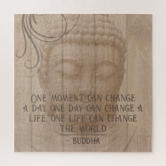 Puzzle Faire changer la vie Citation de bouddha inspirant (Vertical)