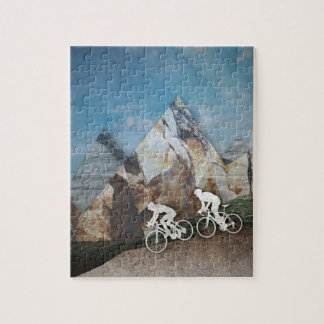Puzzle Faire du vélo de montagne