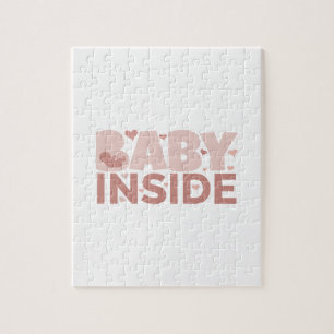 Puzzle Faire-part de grossesse bébé enceinte du foetus