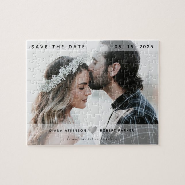 Puzzle Faire-part de mariage à conserver (Horizontal)