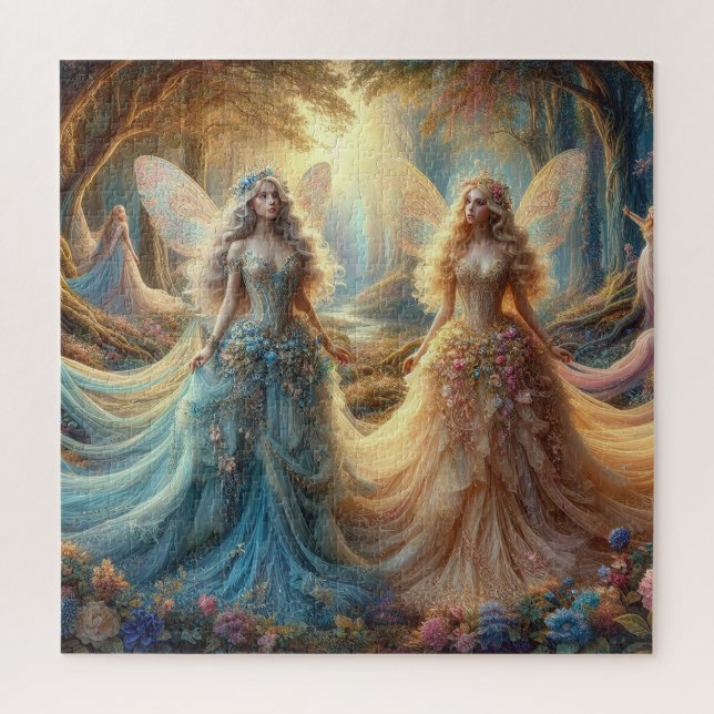 Puzzle Fairy Sisters (Vertical)