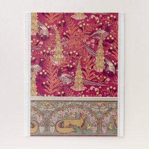 Puzzle Faisan renard Art nouveau Foxglove verneuil