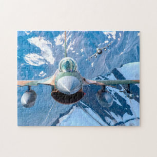 Puzzle FALCON DE COMBAT F-16C - ALASKA (11x14 POUCES)