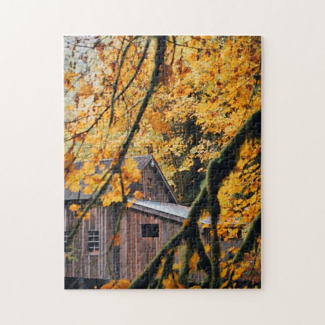 Puzzle Fall Joli paysage Photos USA Contryside Comple (Vertical)