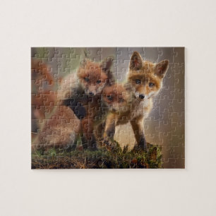 Puzzle Famille Cute Fox