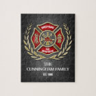 Famille de pompiers personnalisée