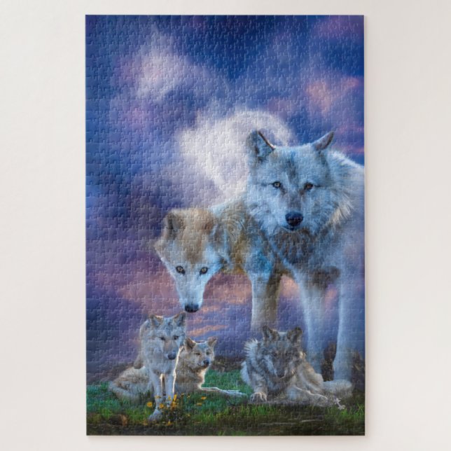 Puzzle FAMILLE WOLF Il y a un monde meilleur (Vertical)