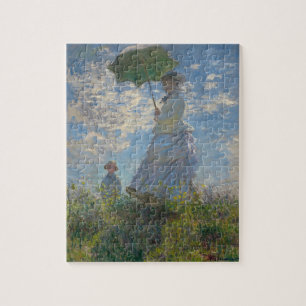 Puzzle Famous Monet Painting Lady With A Parasol