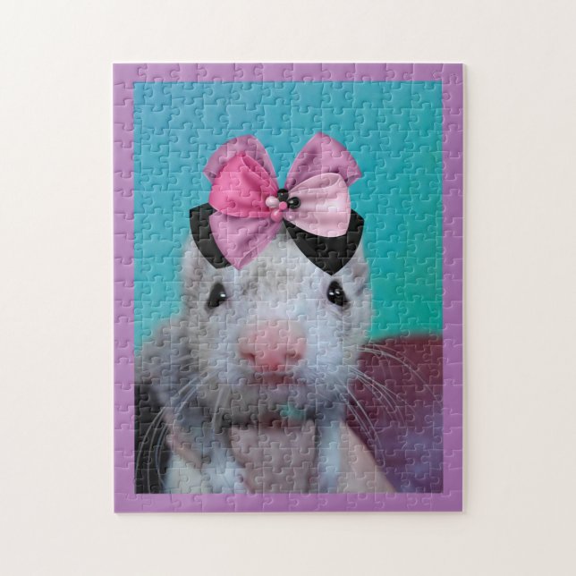 Puzzle Fancy Ferret (Vertical)