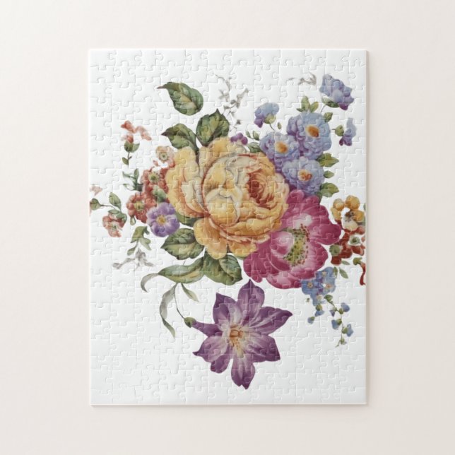 Puzzle Fantaisie florale  (Vertical)