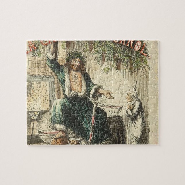 Puzzle Fantôme de Noël Présent Scrooge (Horizontal)