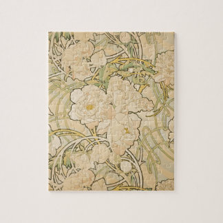 Puzzle Faon 1897 de roses de pivoine de pivoines