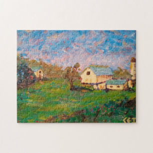 Puzzle Farm on Mount Zion Road 11x14 po