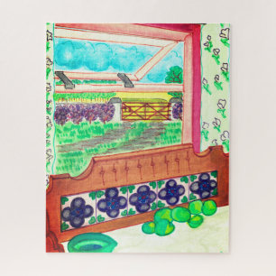 Puzzle Farmhouse Window