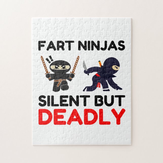 Puzzle Fart Ninjas Silencieux Mais Mort (Vertical)