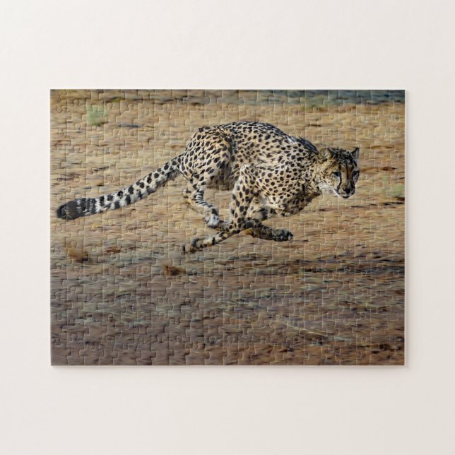 Puzzle Faune Cheetah Running Photo (Horizontal)