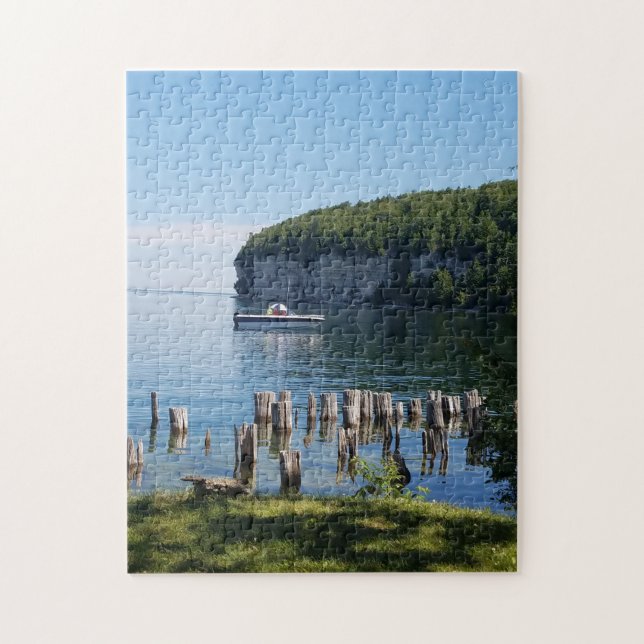 Puzzle Fayette State Park Garden Peninsula Michigan (Vertical)