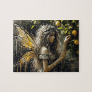 Puzzle Fée adorable cueillir des citrons