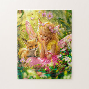Puzzle Fée d'été et Renard joueur