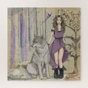 Puzzle Fée et loup