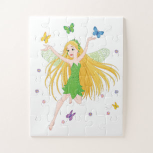 Puzzle Fée et papillons