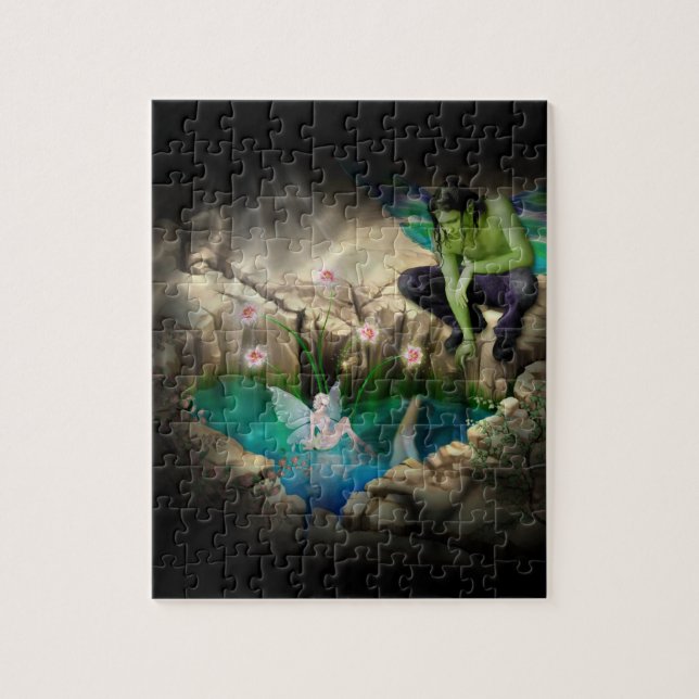 Puzzle Féerie en Elven Pond Vignette (Vertical)