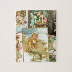 Puzzle Fées vintages et sirènes