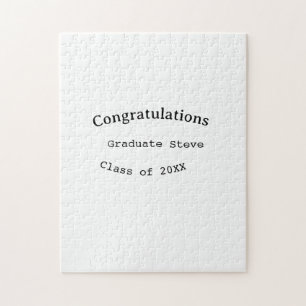 Puzzle Félicitations diplômé nom promotion 20XX type w