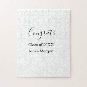 Puzzle Félicitations promotion 20XX diplôme nom date simp